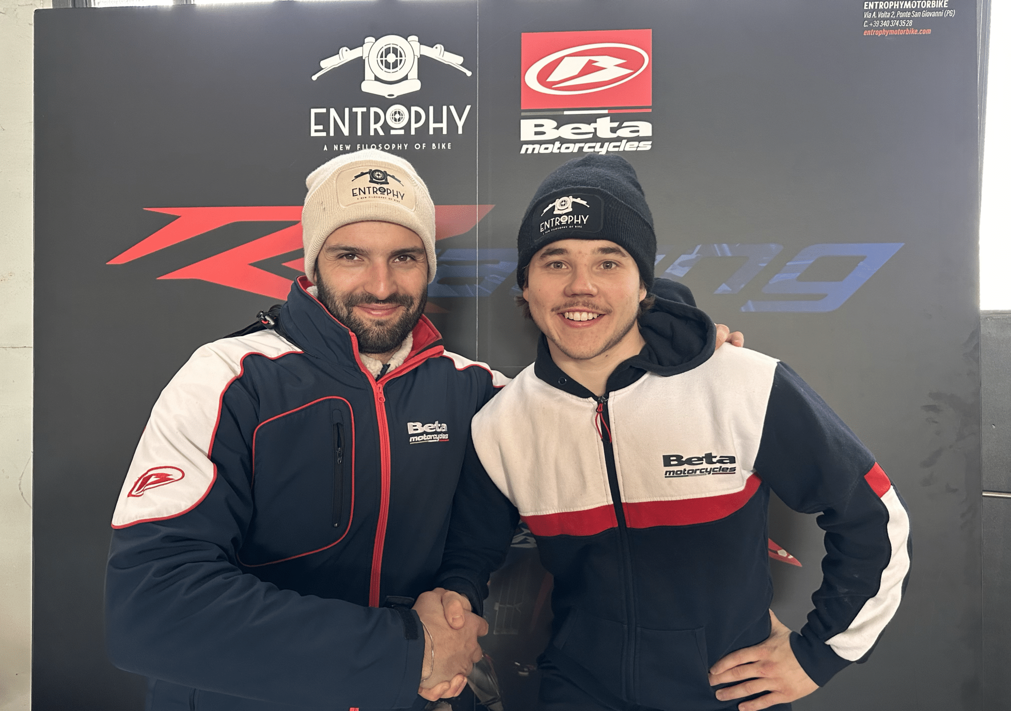 Hermanni Haljala ja Nicolo Mori, Entrophy Enduro Racing Team